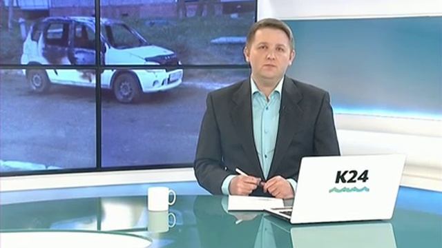 В Барнауле ночью горел автомобиль смотреть онлайн