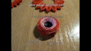 Квиллинг. Герберы. Мастер-класс.