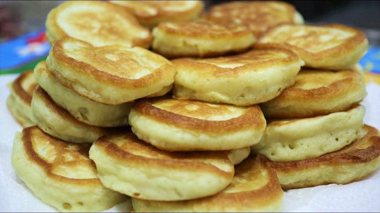 Пышные оладушки как пух! Главный секрет пышных оладушек!