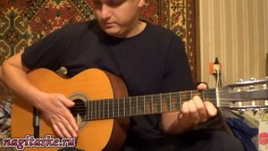 Гитарный бой Высоцкого и блатной бой