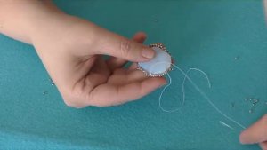 Петербургская цепочка из бисера с кулоном. Часть 1. Кулон / бисероплетение