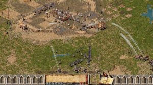 2 WOLVES VS 3 SALADINS | Stronghold Crusader AI Battle