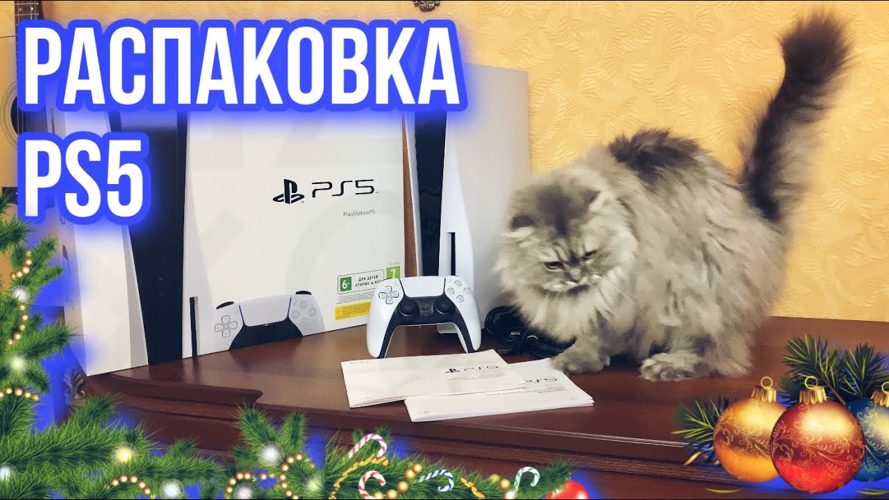 Распаковка PlayStation 5 (PS5)