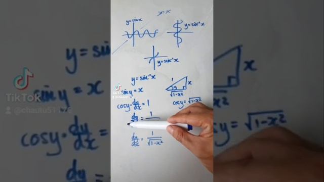 Differentiate arcsin(x)