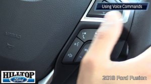 2018 Ford Fusion -Connect a phone via Bluetooth, Use Apple CarPlay