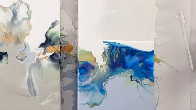 Acrylic Pour Paintings with PASTEL COLORS?! Sweet & Bold Fluid Art смотреть онлайн