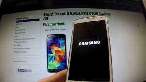 Hard Reset SAMSUNG Galaxy S5 - clear your phone by Recovery Mode