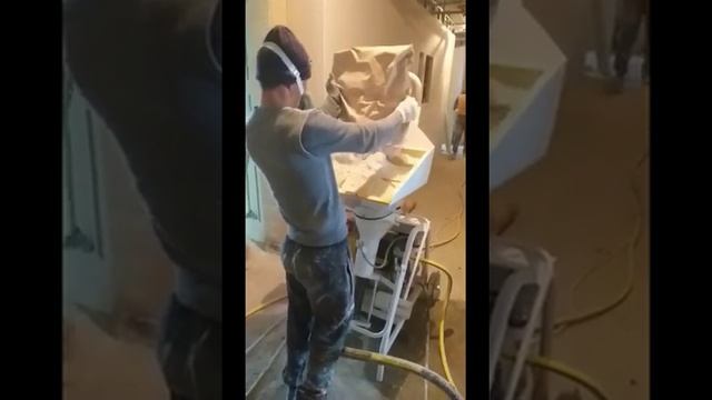 Как работает русская штукатурная станция, а сначала было смешно! смотреть онлайн