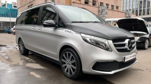 Mercedes-Benz V-Class в OKLEYKA.PRO ® Оклейка в винил, матовая антигравийная защита и дооснащение.