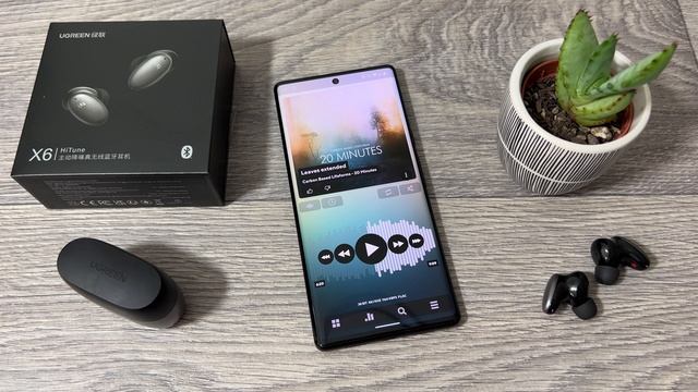 UGREEN HiTune X6 Active Noise Cancelling Earbuds смотреть онлайн