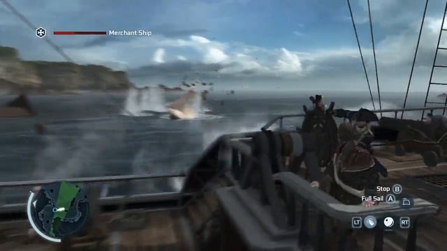 Assassin's Creed 3 - Naval Combat Gameplay смотреть онлайн