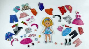 Vladi Toys VT3702-18 Магнитная одевашка "Trendy Girl"/Magnetic game