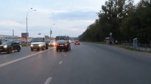 Кемерово. Автобус 147 - "Маручак". Bus route 147, destination - "Maruchak"