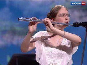 Ульяна Живицкая. Флейта - С. Рахманинов "Вокализ" - Синяя Птица. Сезон 2015