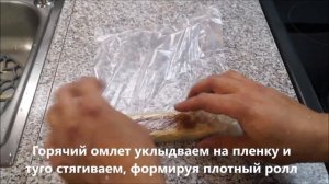 Роллы темпура с японским омлетом Томаго!