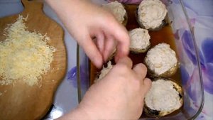 ФАРШИРОВАННЫЕ ШАМПИНЬОНЫ.