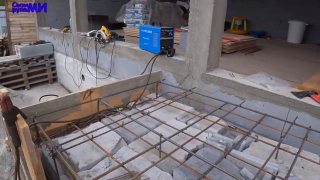 Крыльцо из газоблока делаем сами. #асаррет