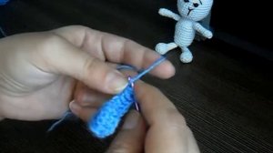 Зайчишка для малышки часть 4 вяжем шарфик