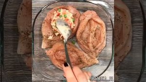 Куриные кармашки с овощами ??