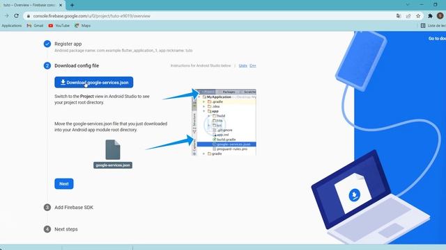 #flutter #firebase configuration initialize app flutter,firebase,connexion,firestore part 1