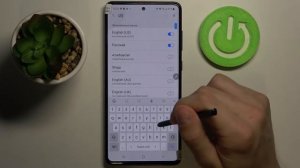 Как изменить языковую раскладку клавиатуры Samsung Galaxy Note 10 Lite