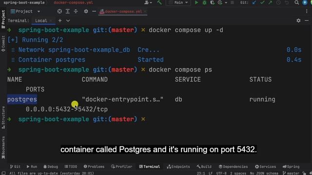 0060 Postgres DB with Docker compose смотреть онлайн