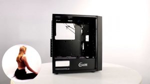 Интересное видео в Nix Москва про Powercase Mistral Evo CMIEB-F4S без БП с окном в НИКС