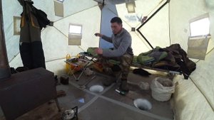 ОДИН НА ЛЬДУ рыбалка с домашним комфортом 4 ЧАСА СНЕЖНОГО ПЛЕНА ВЫЕЗД 4