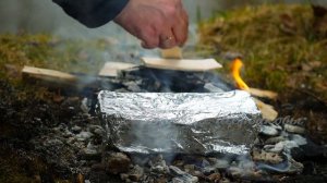 СУДАК в фольге НА УГЛЯХ. СКАЗОЧНЫЙ УЖИН на природе