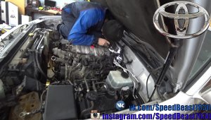 Замена заднего сальника коленчатого вала - на 2UZ-FE — Toyota Land Cruiser 100 Часть 1...