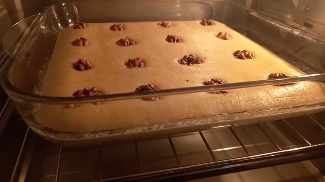 Basbousa Басбуса - арабский манник похожий на пахлаву