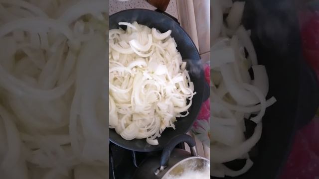 Макароны с картошкой в чесночном соусе! Азербайджанский хангяль! Сытное блюдо!