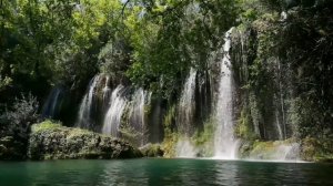 Журчание водопада пение птиц Релаксация