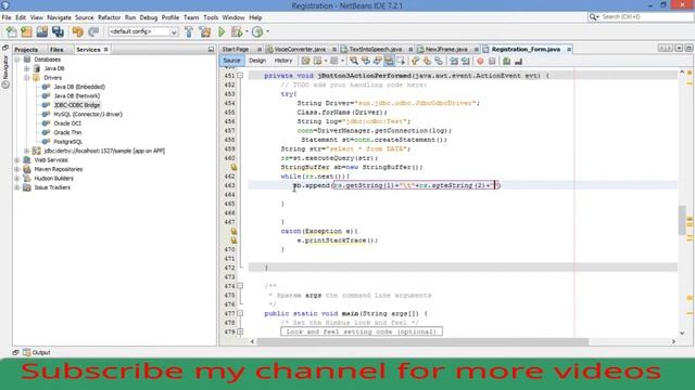 Data Accessing from Database to Java Application смотреть онлайн