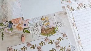 Свадебный скрап альбом "Очарование" 20х20 см