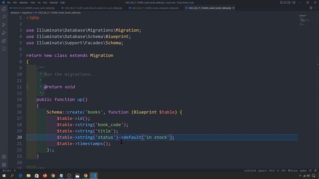 Laravel 9 : Membuat Sistem Informasi Rental Buku | Database Migration & Seeder смотреть онлайн