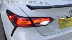 2020 Toyota Camry SE- HRS Nike Style Taillights, Nightshade Spoiler, Roof Spoiler