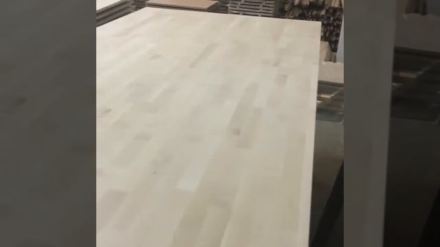 Мебельный щит из березы. Хранение в пачках. смотреть онлайн