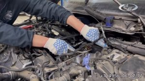 Замена прокладки клапанной крышки и замена сепаратора Range Rover L405