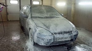 Мойка двигателя Форд Фокус 1 1.6 - Ford Focus 1 1.6 Duratec Rocam - Engine washing