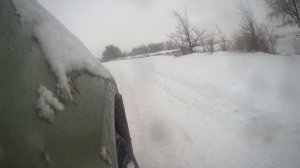 Липучка Белшина по укатанному снегу