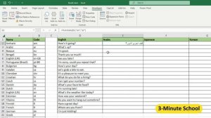 Excel Magic: Translate Multiple Sentences to Any Language with One VBA Trick | 3 Minute School