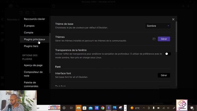 Tutoriel Obsidian #2 Paramétrer le logiciel pour bien débuter