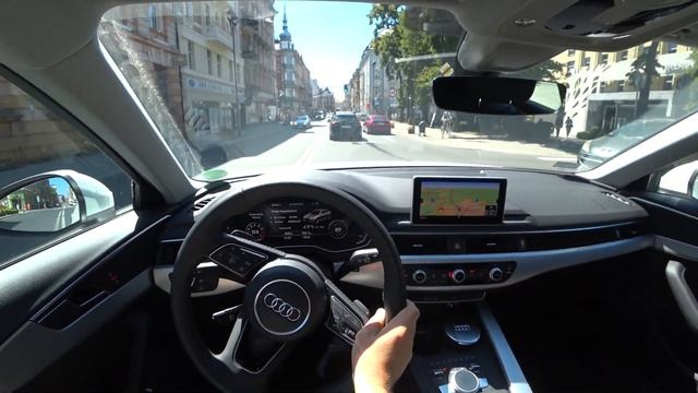 Audi A4 B9 1.4 TFSI S-tronic 150 HP 4K _Test Drive Review///Ауди А4 Б9 ТЕСТ ДРАЙВ ИНТЕРЬЕР экстерье смотреть онлайн