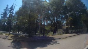 Пицунда. Дорога от ОПК Пицунда 1 корпус АПСНЫ до ПСОУ граница часть 4.