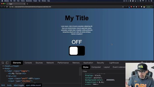 Automatically Save CSS changes made in Chrome DevTools (Using Workspace).mp4