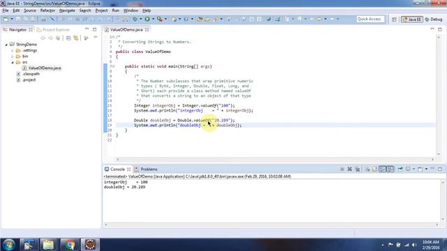 Java String (Strings to Numbers) | Java Tutorial смотреть онлайн