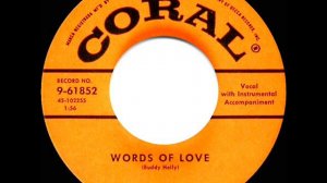 1957 Buddy Holly - Words Of Love