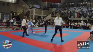 Rafael Aysov RUS v Dimitar Vasilev BUL Junior WAKO World Championships 2014