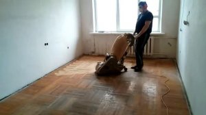 Обычная циклёвка паркета в Краснодаре